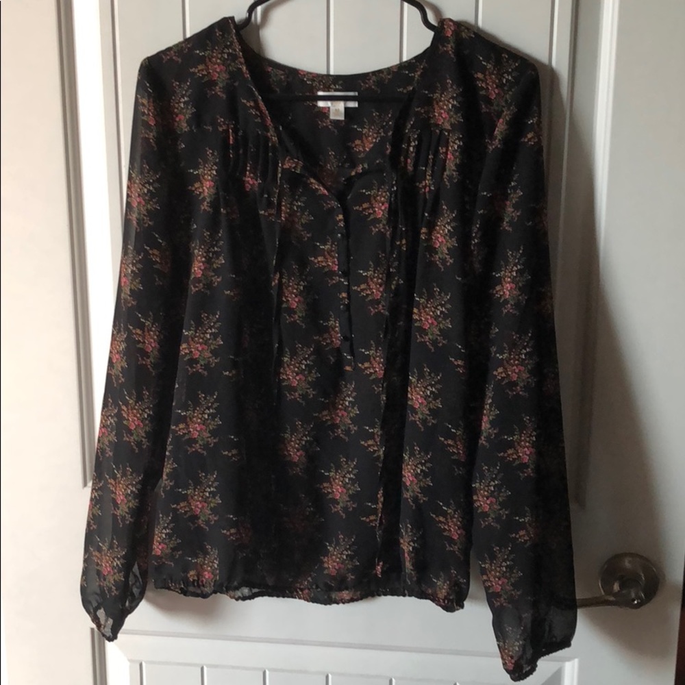 Floral flowy blouse